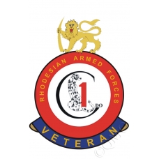 Rhodesian Armed Forces 1 Commando RLI Veterans Sticker